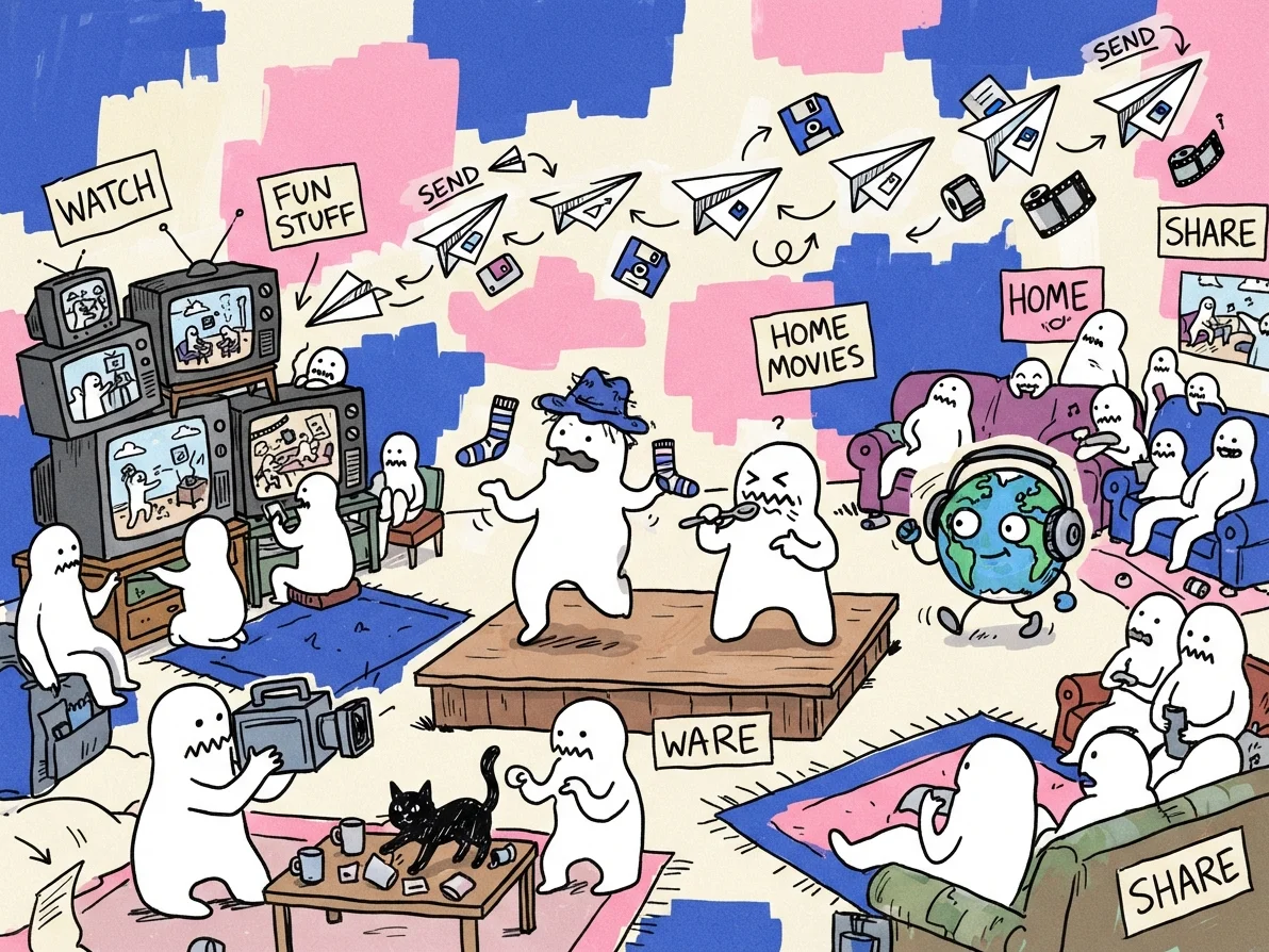 A playful drawing inspired by a mystery SaaS